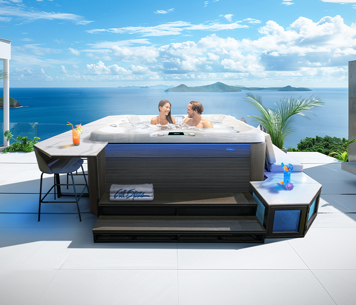 Calspas hot tub being used in a family setting - Citrusheights